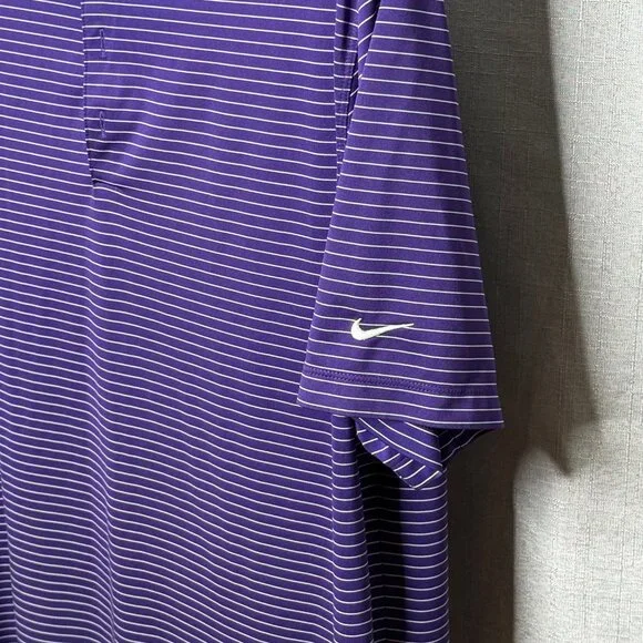 Nike Golf - Men's Striped Golf Polo Shirt - Size XL - Picture 3 of 5